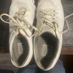 Footjoy Pro SL White Leather Spikeless Mens Golf Shies 9M