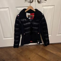 Christmas, Tommy Hilfiger Rossignol Ski Collection/ Women Rain Coat Jacket With hoodies New Size Small