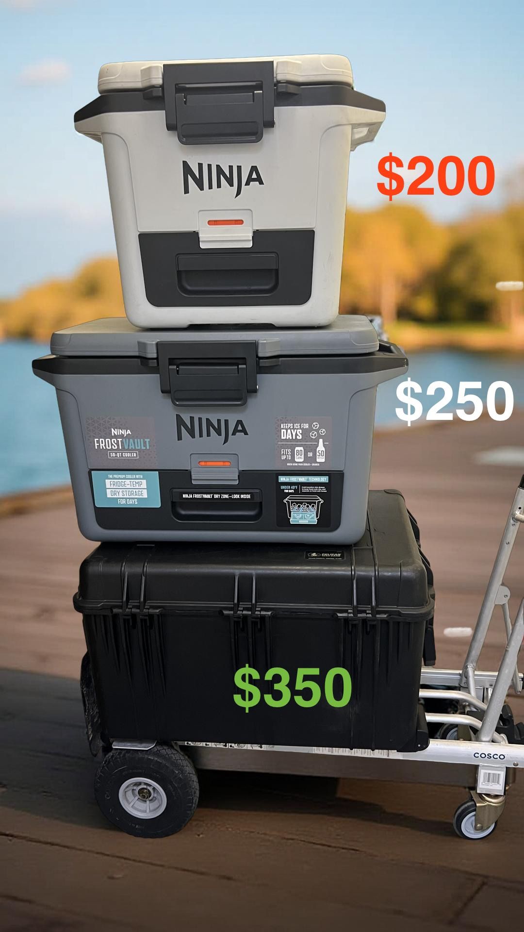 Ninja Coolers and Pelican Case 1660