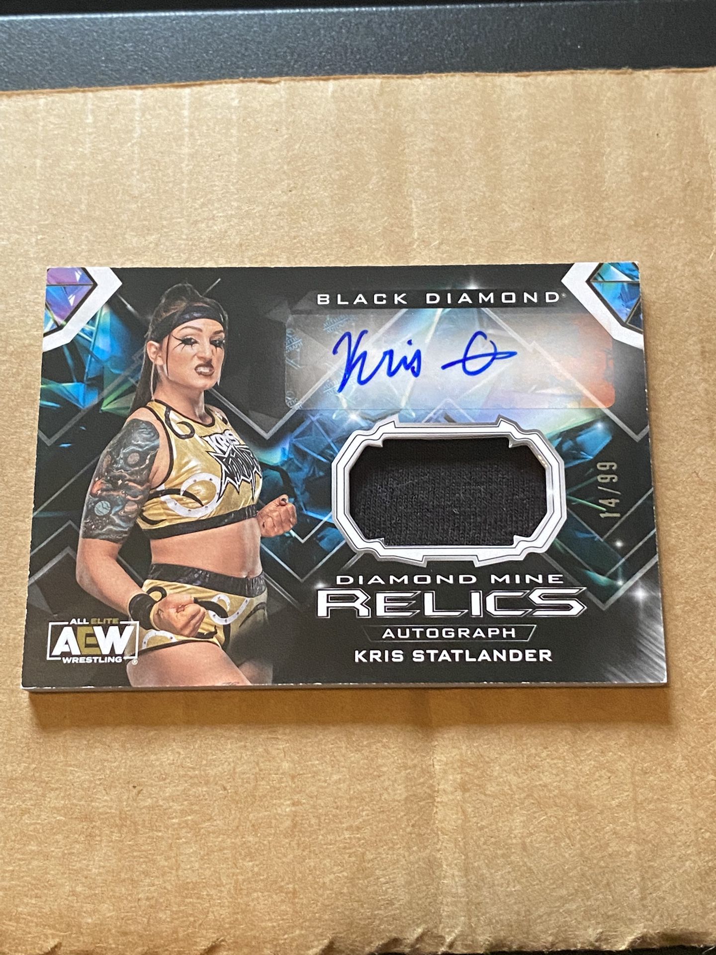 Kris Statlander Auto Relic 14/99 Card # DMA-KS