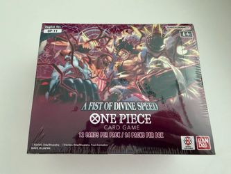 One Piece TCG OP11 Fist of the Divine Speed Booster Box