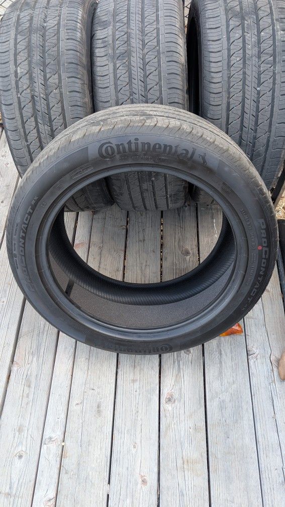 Continental Pro Contact 255/45/19 Tires Tesla And All Other Vehicles 