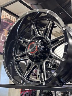 Tough 20" off-road rims for heavy towing vehicles Vehicle Fitment: Rescue your work truck from looking like a plain-Jane contractor special with a ru
