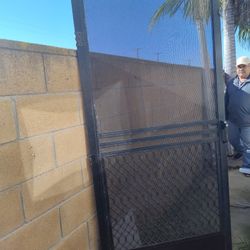 Screen Door 36 Black Good Conditions