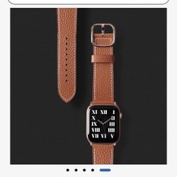 Genuine Leather Watch Straps For Apple Watches