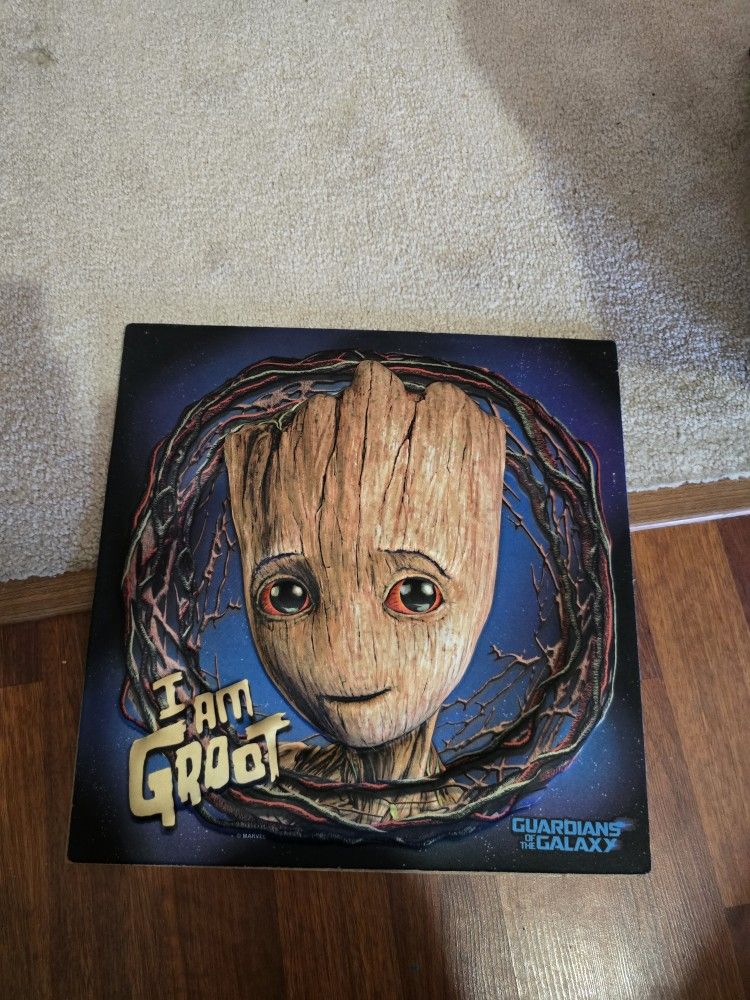 I AM GROOT WALL HANGING NEW