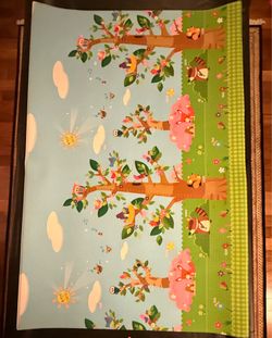 Baby care play mat 82.7”x55.1”x0.5” Barely Used