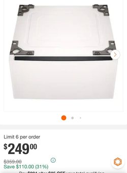 🔥 HOT! LG Laundry Pedestal with Storage Drawer – Only $99! 🔥