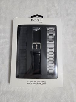 Posh tech Assorted 3 pack apple watch watchband