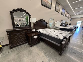4 PC QUEEN BEDROOM SET