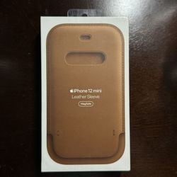 iPhone 12 mini leather sleeve 