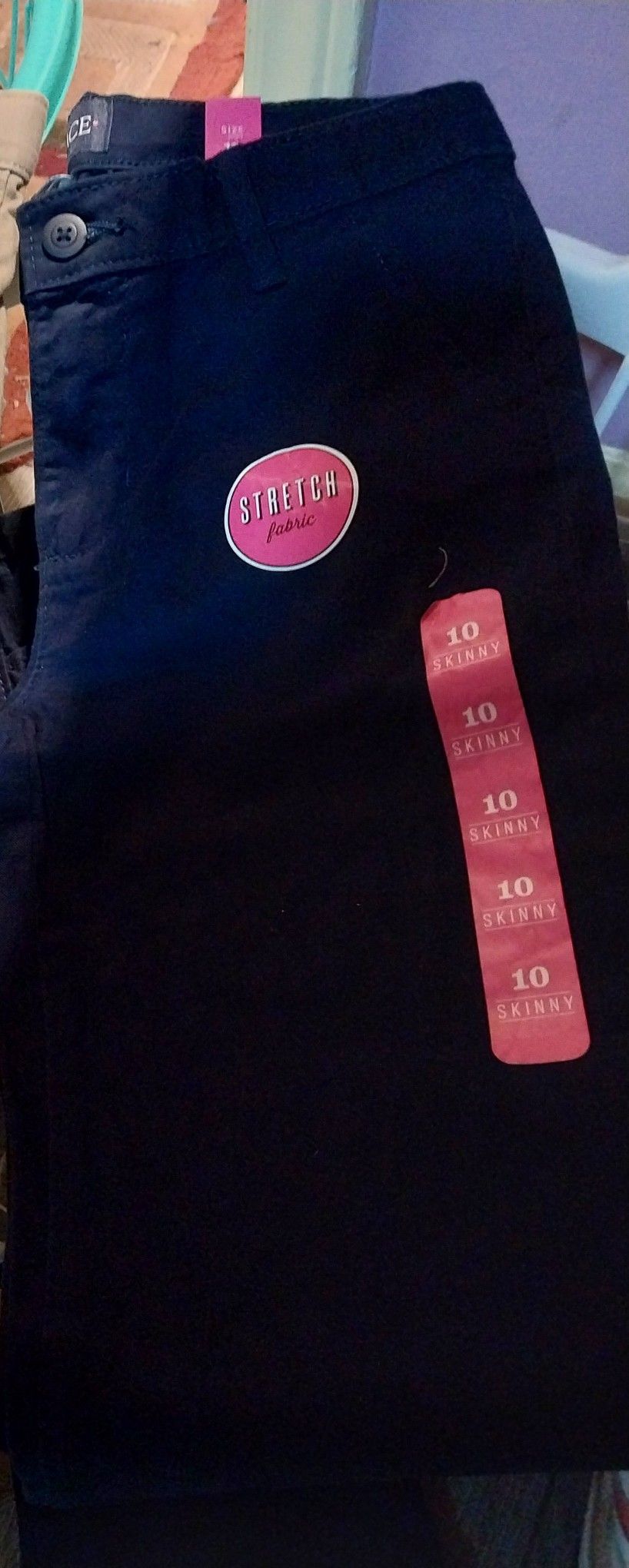 Children Place Uniform Pants Sz 10 Only