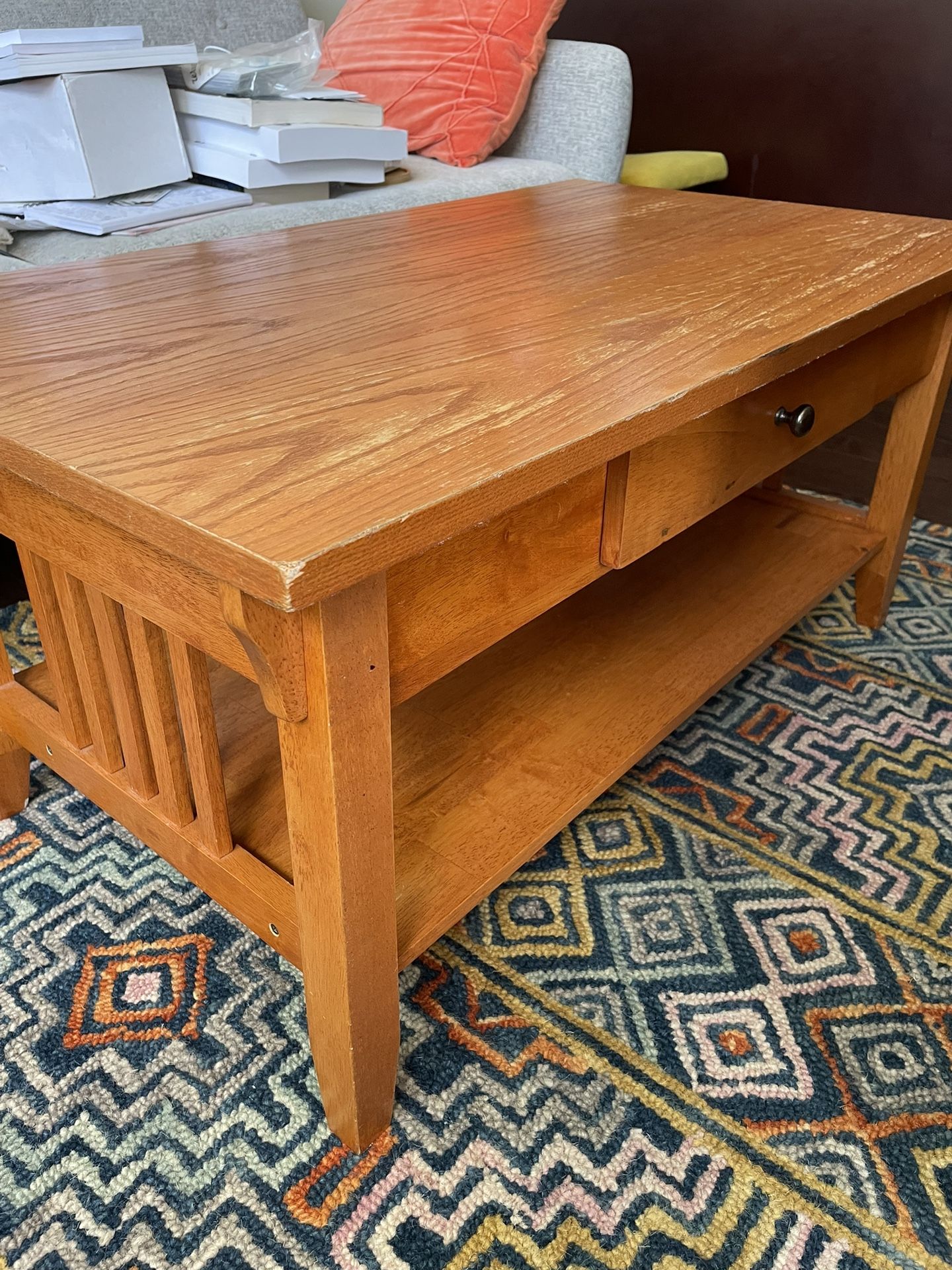 Craftsman-style Coffee Table