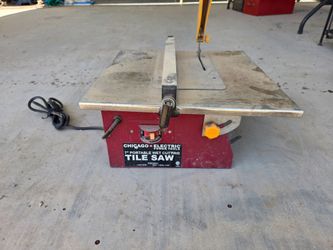Chicago Electric Power Tools 7" Portable Wet Cutting Tile Rock Saw