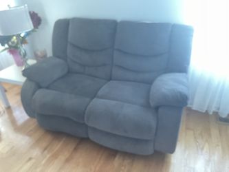 2 Sofa With Dining Table 4 Chairs 