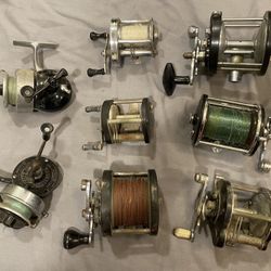 Antique Fishing Reels - Set Of 8 for Sale in Chino, CA - OfferUp