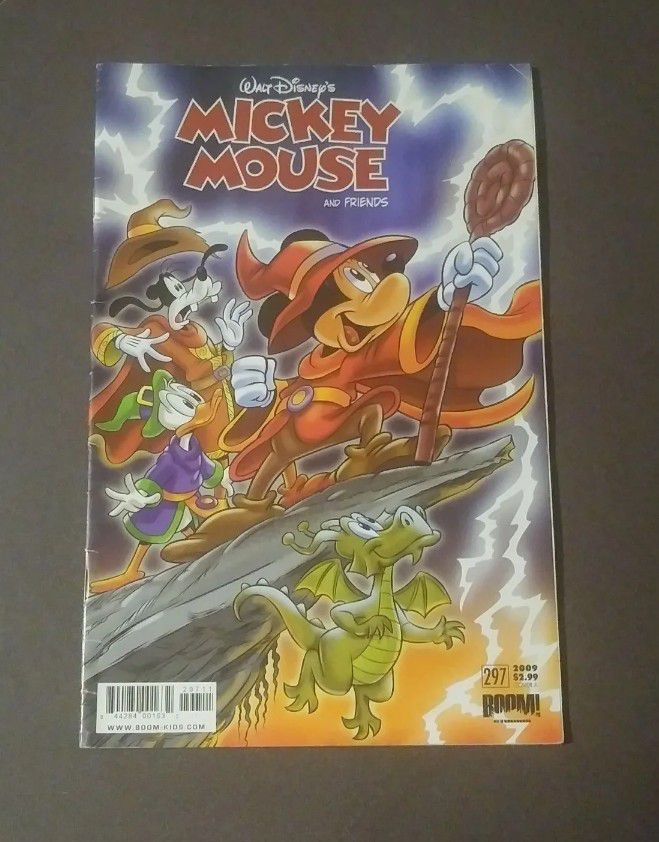 2009 Mickey Mouse And Friends #297 Comic Book Comicbook Walt Disney Disney's Collectible Goofy Donald Duck Boom! 