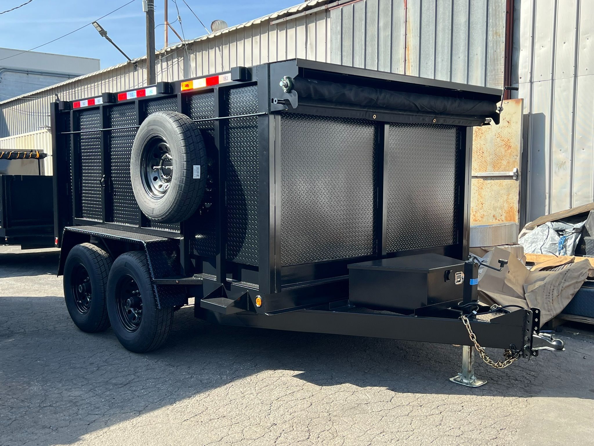 2025 Sky Trailers Dump Trailer / Hydraulic Dump 8.5X10X4 Heavy Duty
