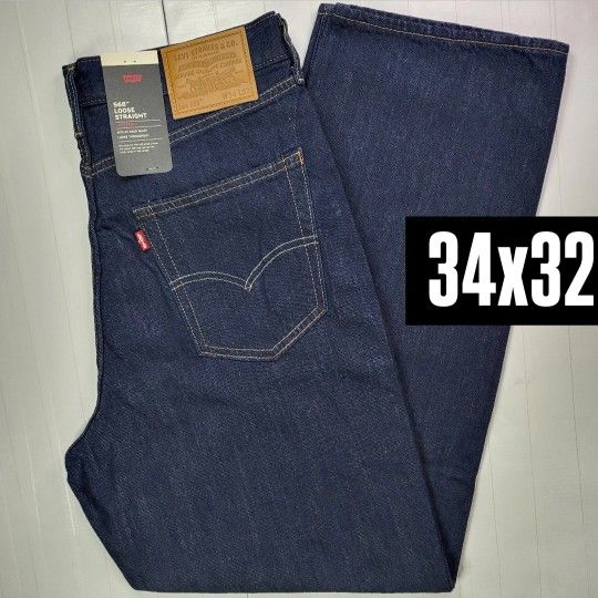 Levis Premium 568 Loose Straight Jeans