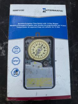 Intermatic Sprinkler Irrigation Time Switch 14-Day Skipper