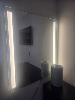 36x42 frameless led mirror