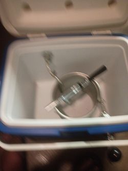 Outdoor cooler jockey box beer soda
