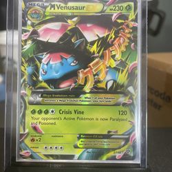 2014 Pokémon - Pokemon TCG M Venusaur EX 2/146 Full Art XY Base Set Ultra Rare 