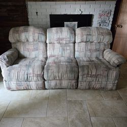 Couch, Dual Recliner