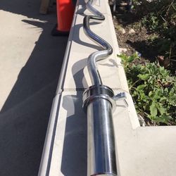 **NEW** 48” Solid Sleeve Olympic Super Curl Bar (18lbs, NOT HOLLOW)