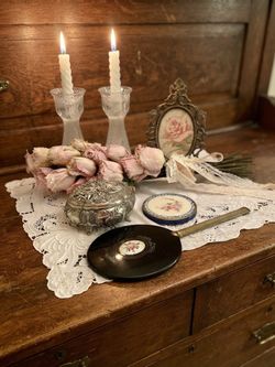 Vintage Vanity LOT with Trinket Box and Compacts