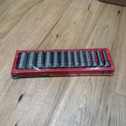 Snap On 1/2” SAE Deep Socket Set