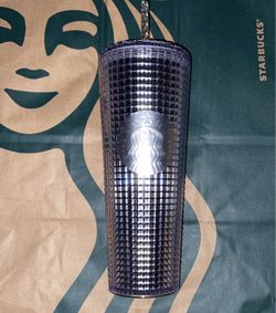 Starbucks Disco Ball Tumbler Silver