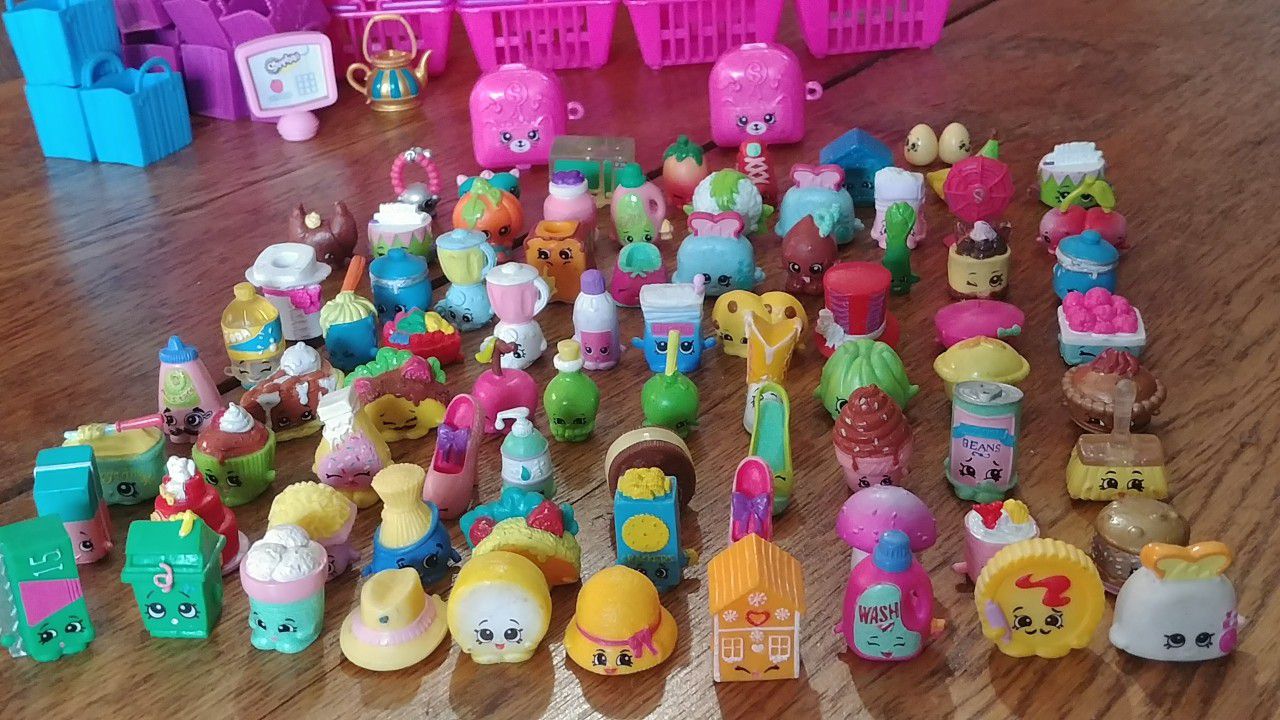 Shopkin figures and toys