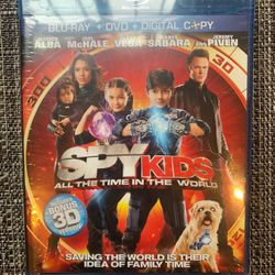 Spy Kids: All the Time in the World ( Blu- Ray 4- Disc Combo Pack) BRAND NEW SEALED