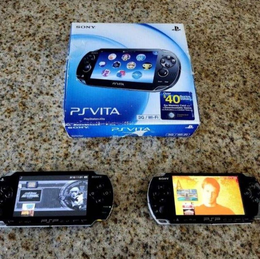 "Enhanced" Sony Handheld units with TONS of games (READ THE DESCRIPTION PLZ)