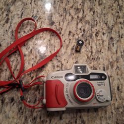 Canon Sure Shot WP-1 Weatherproof 35mm  Camera f/3.5 lens UNTEST PARTS ONLY