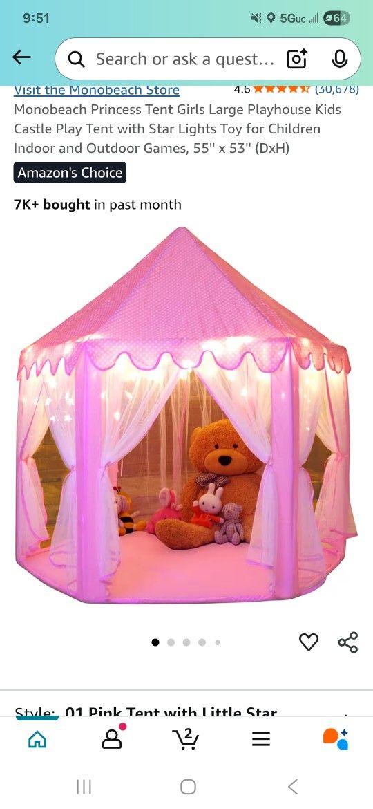 Monobeach Princess Tent