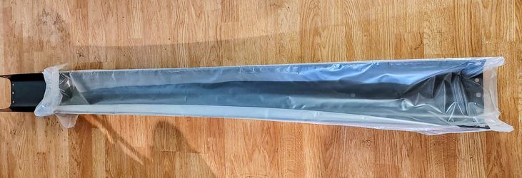 1980 VW Westfalga bus rear bumper  BLACK