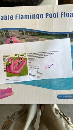 Inflatable Flamingo Pool Float