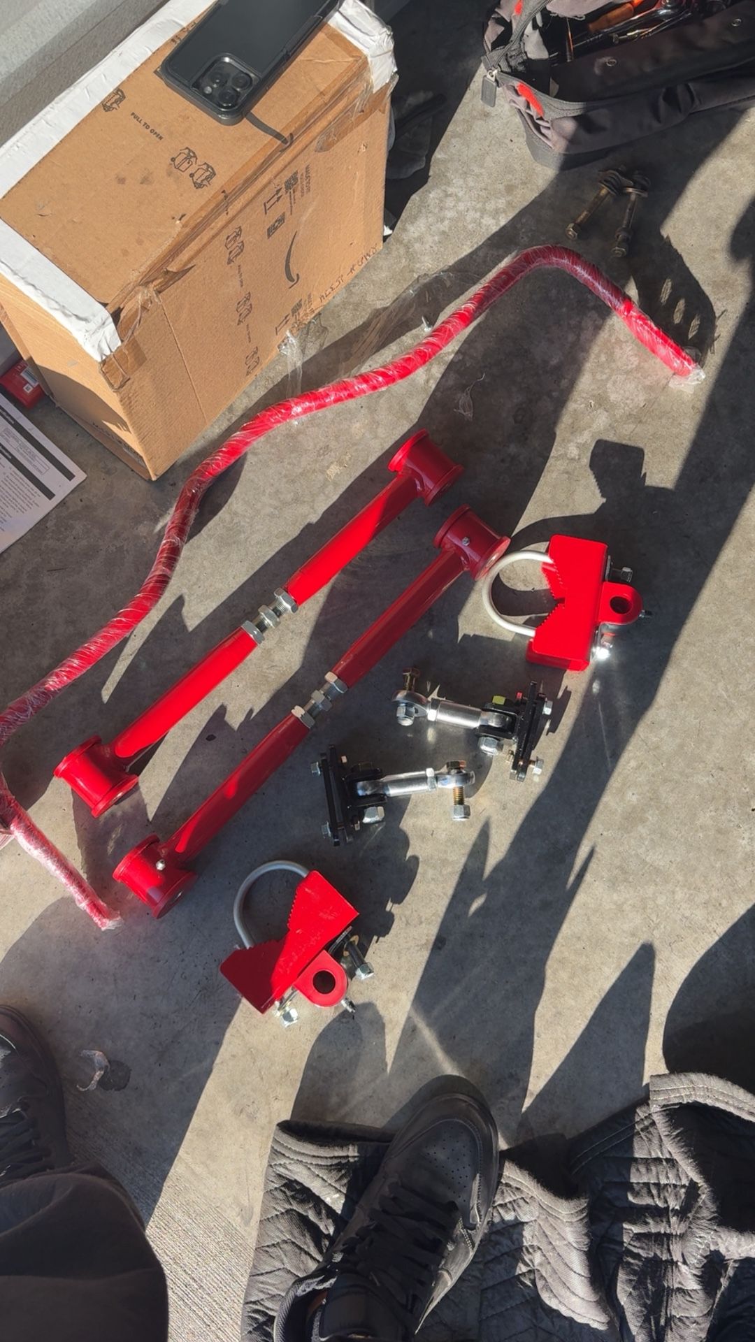 G Body Adjustable Lower Control Arms With Anti Roll Bar