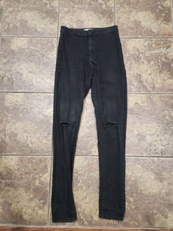 Forever 21 Black Super High Waisted Skinny Jeans Size 27