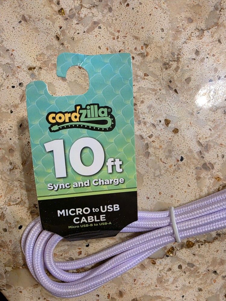 Micro to USB 10ft Cable