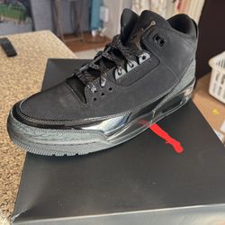 New Ds Jordan 3 “black Cats” Size 12 And 13