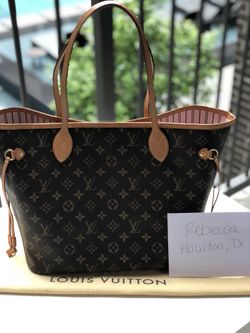 Authentic Louis Vuitton Neverfull MM Monogram with Rose Ballerine Interior  for Sale in Houston, TX - OfferUp