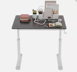 Wood and Metal Adjustable Office Desk Computer Tables