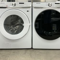 Samsung 4.5 cu. ft. Front Load Washer 7.5 cu. ft. Vented Electric Dryer w/Steam Cycle