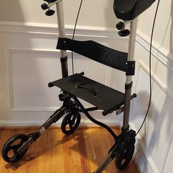 Upright Walker Adjustable Seat Breaks Backrest