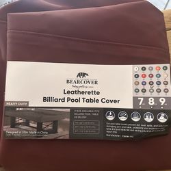 8ft Pool Table Cover And Cue Sticks