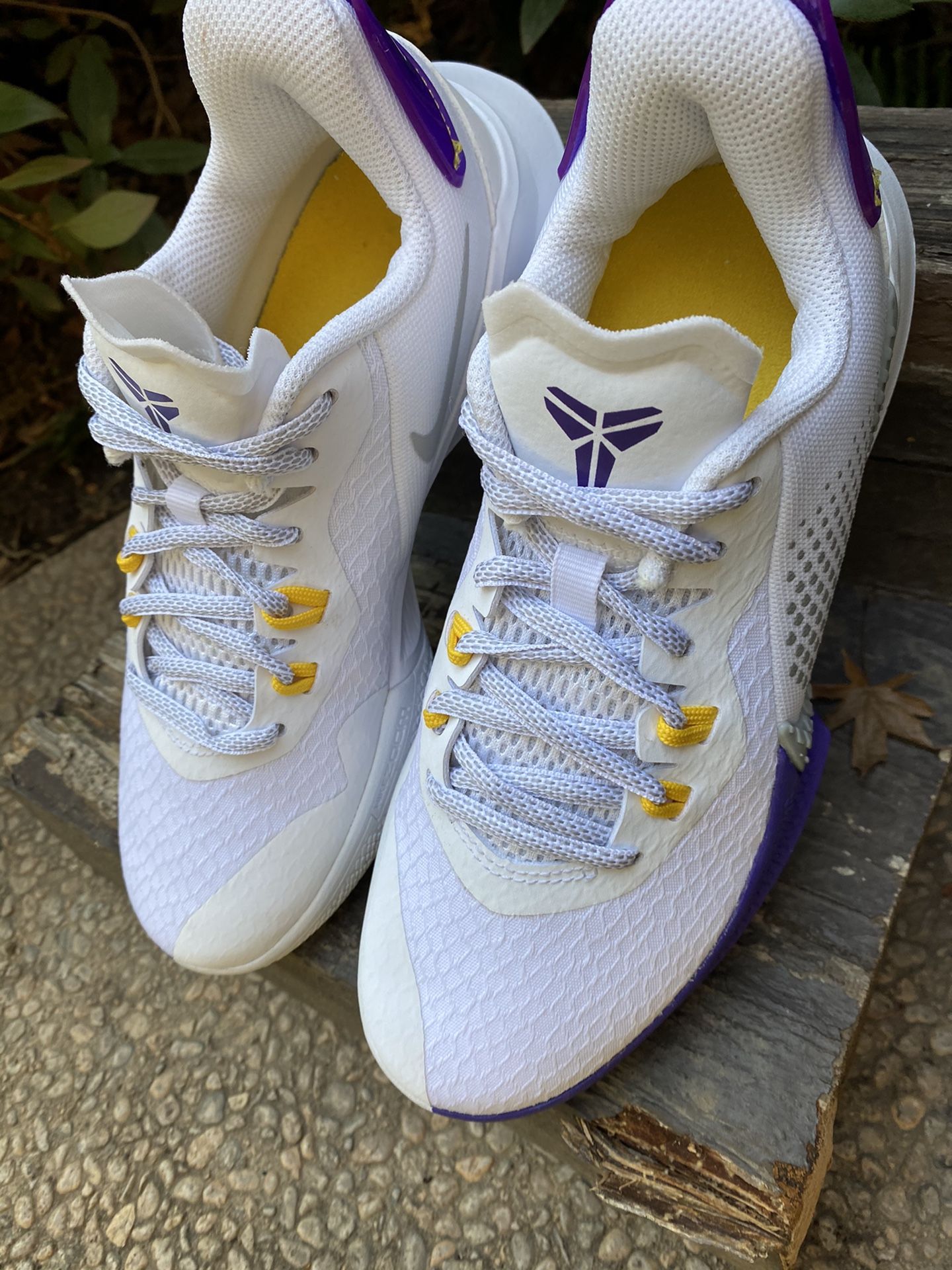 Yellow Mamba Fury Shoes Purple Yellow Nike Mamba Fury Purple Kobe