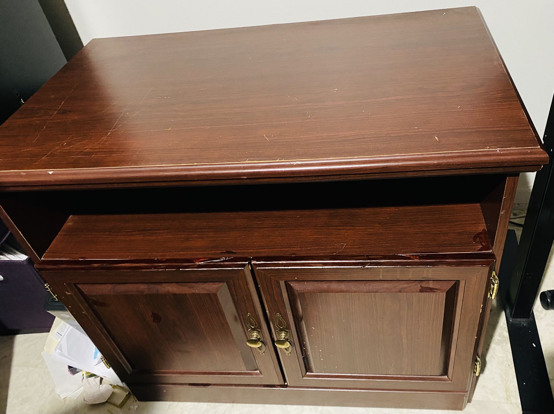 $25 Sturdy Wooden Storage Cabinet/TV Stand